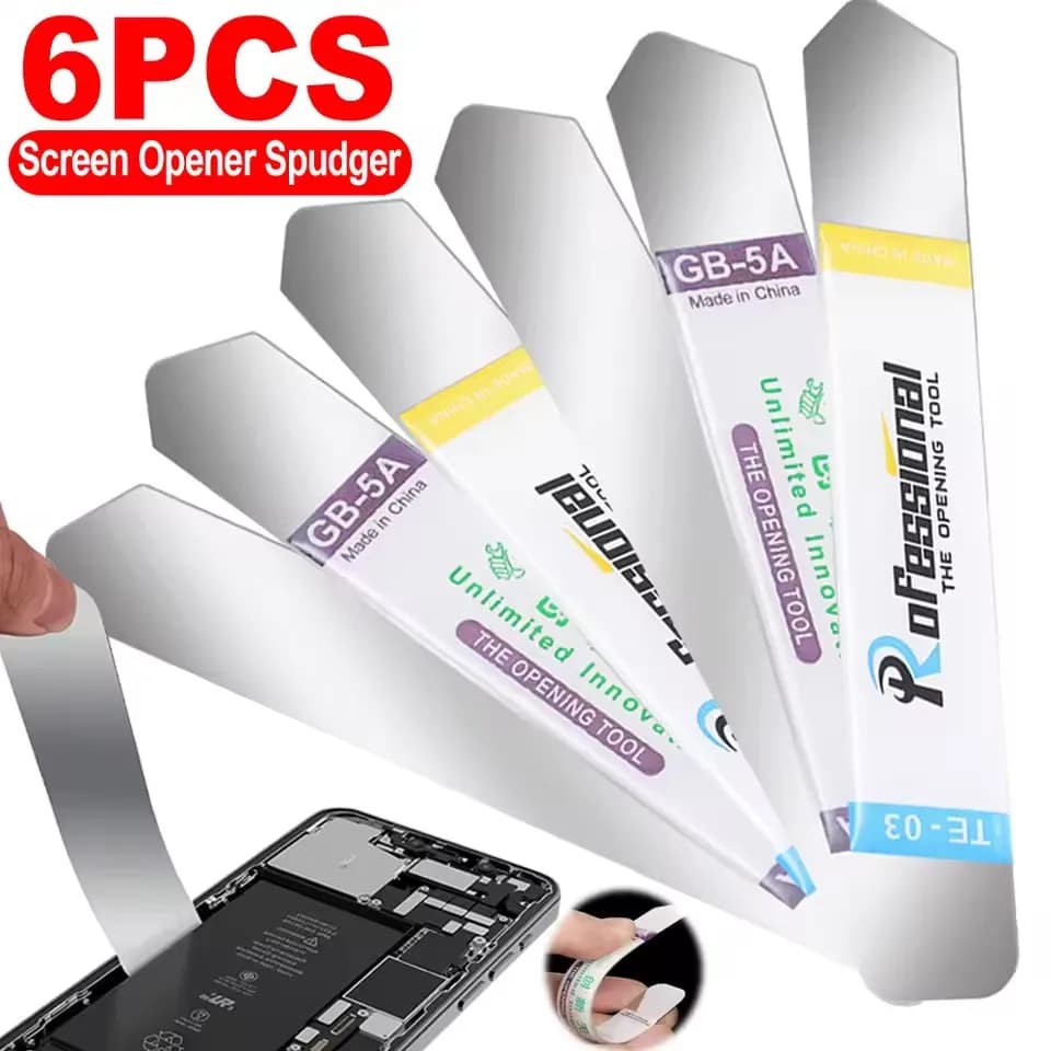 סט 6 ספאדג'רים מתכת לפתיחת מסכים GB-5A