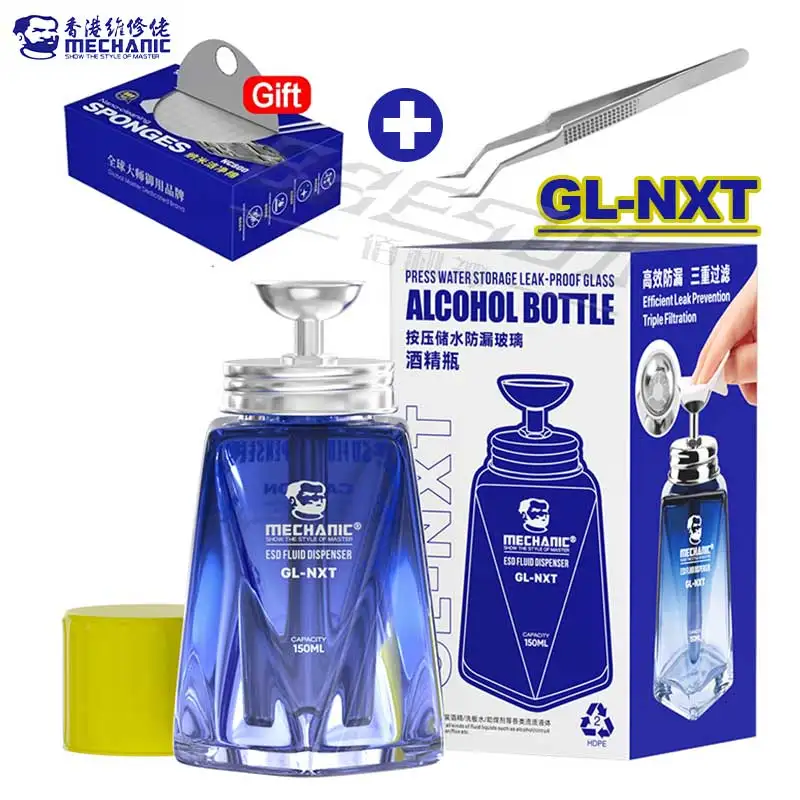 MECHANIC GL-NXT Glass Alcohol Bottle