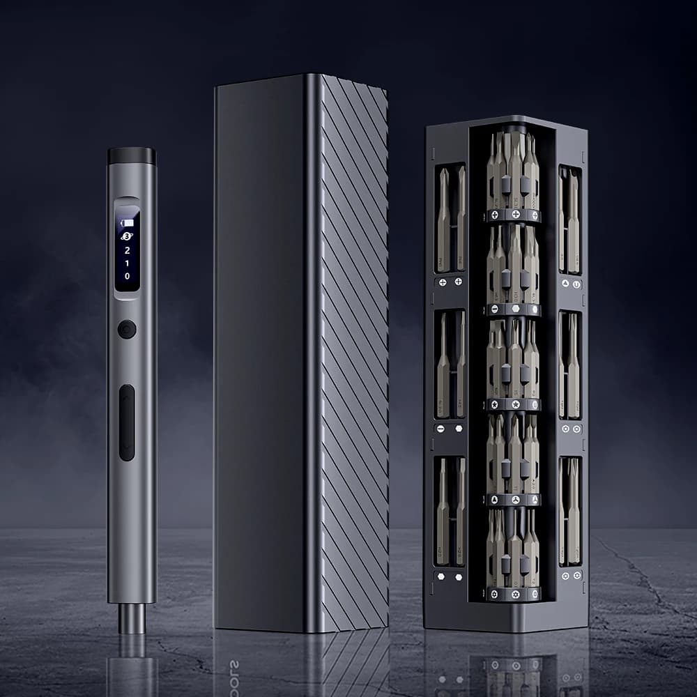 סט מברגים חשמלי 57-ב-1 נטען