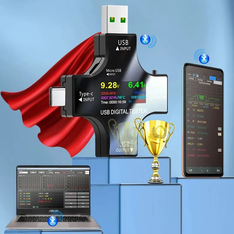 USB-C Tester — Voltage and Current Meter
